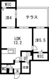 ブランシャールAS北16条Nの間取り画像