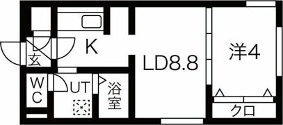 プリヴィレッジ東札幌の間取り画像