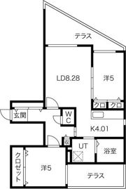アールズ・コートの間取り画像