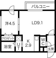 アルテ水車町の間取り画像
