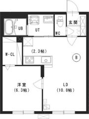 バンビーノ月寒西の間取り画像