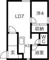 メゾンフタバの間取り画像