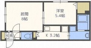 リストワール元町駅南の間取り画像
