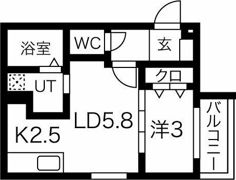 Y.T tower月寒東の間取り画像