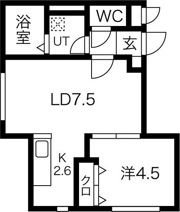 F-STAGE元町の間取り画像