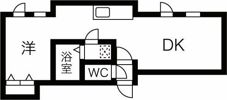 デュークYK平岸の間取り画像