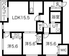 BRAMA南18条の間取り画像
