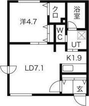 Aqua Garden平岸EASTの間取り画像