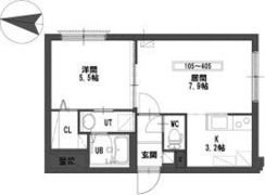 グランメール大谷地の間取り画像