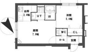 グランメール南郷通11の間取り画像