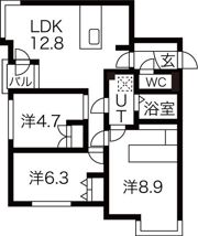 VICINATO（ビチナート）の間取り画像