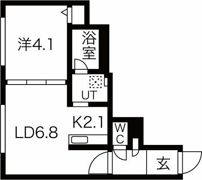 フルール美園の間取り画像
