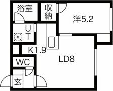 ユラ美園の間取り画像