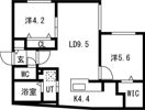 ブランシャールTs COURT宮の沢の間取り画像
