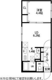 フラット南平岸の間取り画像