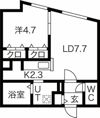 ブランシャール豊水すすきのの間取り画像