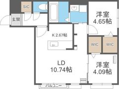 GEレジデンス栄通19の間取り画像