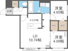 GEレジデンス栄通19の間取り画像