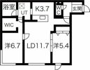 ラフィナート発寒中央の間取り画像