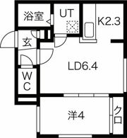 Encore福住（アンコール福住）の間取り画像