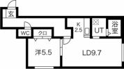 クラリス美園の間取り画像