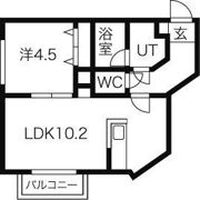 オルセー環状通東の間取り画像