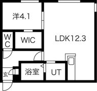 グレンウッド東区役所前の間取り画像