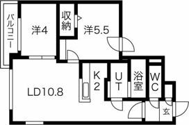 ラフィナート豊平公園の間取り画像