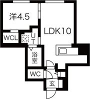 Cherisis北円山（シェリシス北円山）の間取り画像