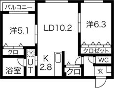 サンステージ豊平3-3の間取り画像