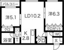 サンステージ豊平3-3の間取り画像