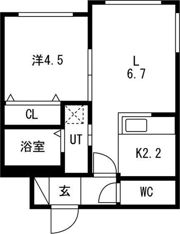 アヴェンタ平岸の間取り画像