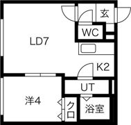 プレジールの間取り画像