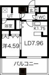 レガーロ美術館通の間取り画像