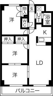 元町ガーデンの間取り画像