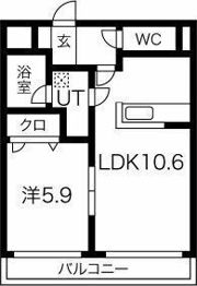 アーバンハイツ北2条の間取り画像