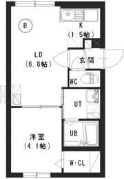 プレシェルト美園の間取り画像
