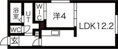 FERIO山鼻の間取り画像