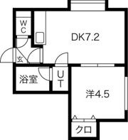 グランシャリオ北大の間取り画像