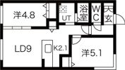 ステラ豊平の間取り画像