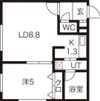 ポーザ福住の間取り画像