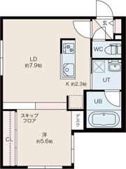 クレアール東札幌の間取り画像