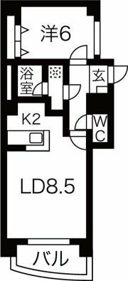 エクリュの間取り画像