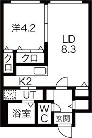 フィオリトゥラヒラギシの間取り画像