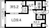 メゾン新札幌駅前の間取り画像