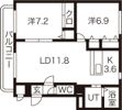 モンテローザの間取り画像