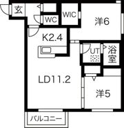 イーシティ栄通の間取り画像