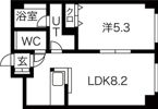ラ・アムール白石の間取り画像