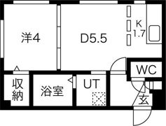Libe Rise（リベライズ）の間取り画像