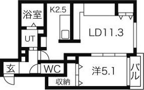 ピクシーガーデン資生館の間取り画像